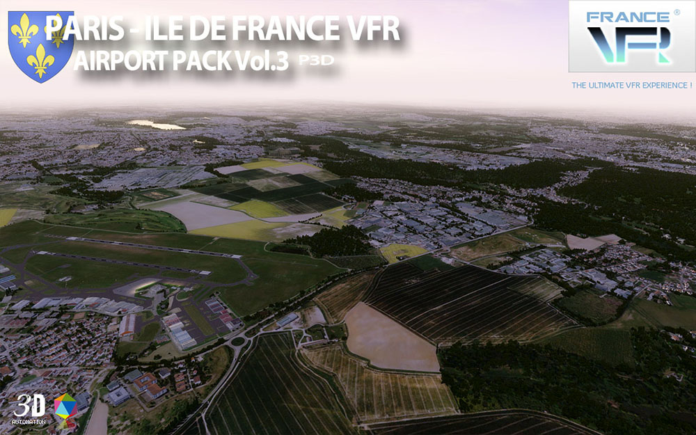 Paris-Ile de France VFR - Airport Pack Vol. 3 - P3D V4/V5